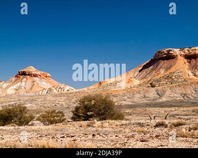 Mont Ackaringa, Painted Desert, Ackaringa Station, Australie méridionale Banque D'Images