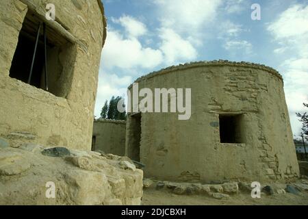 La viallge néolithique de Choirokoitia près de la ville de Larnaka dans le sud de Chypre. Chypre, Larnaka, novembre 2001 Banque D'Images