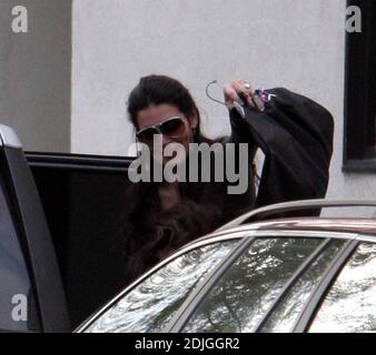 Exclusif !! Angie Harmon shopping sur Melrose Avenue à Los Angeles, CA. 1/25/06 Banque D'Images