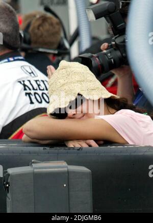 Ashley Judd rejoint le mari Dario Franchitti, pilote de course écossais, au Toyota Indy 300, Homestead Speedway, Miami, FL, 3/25/06 Byline et/ou le lien d'utilisation web doivent lire Banque D'Images