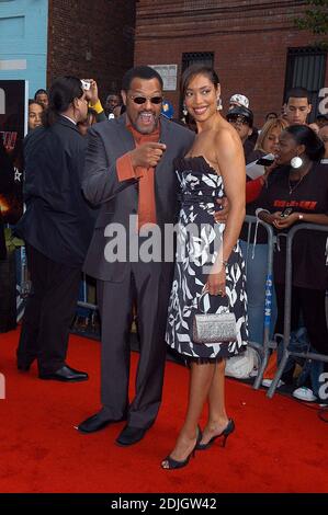 BET's 106 et Park Taping at Magic Johnson Theatres - New York, NY. Les participants comprenaient Tom Cruise, Lawrence Fishburne, Kanye West, Latanya Richardson et Michelle Monaghan. 5/3/06 Banque D'Images