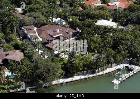 Sean 'P Diddy' Combs propriété en front de mer. Miami Beach, Floride. 11/04/04 Banque D'Images