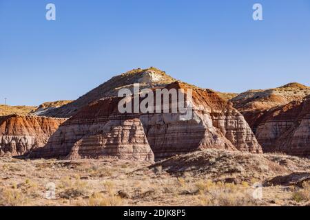 Magnifique paysage autour de Toadstool Hoodoos dans l'Utah Banque D'Images