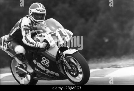 Sito Pons (SP) Honda NSR250, GP moto saison 1986 Banque D'Images