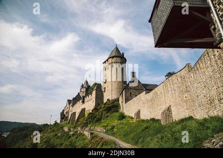 Altena, Château d'Altena, XIIe siècle, Klusenberg, Märkischer Kreis, Rhénanie-du-Nord-Westphalie, Allemagne Banque D'Images