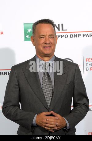 L'acteur américain Tom Hanks assiste à un photocall lors du 11e Festival du film de Rome, le 13 octobre 2016 à Rome, en Italie. Photo par Eric Vandeville/ABACAPRESS.COM Banque D'Images