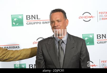 L'acteur américain Tom Hanks assiste à un photocall lors du 11e Festival du film de Rome, le 13 octobre 2016 à Rome, en Italie. Photo par Eric Vandeville/ABACAPRESS.COM Banque D'Images