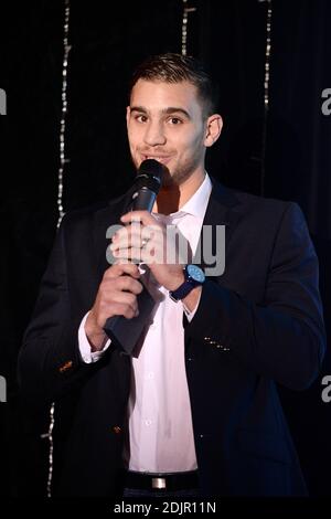 Soirée en l'honneur de la Team Solide (Equipe de France de Boxe au Jeux Olympiques 2016) avec Mathieu Bauderlique à Paris, France, le 20 octobre 2016. Photo par Eliot Blondt/ABACAPRESS.COM Banque D'Images