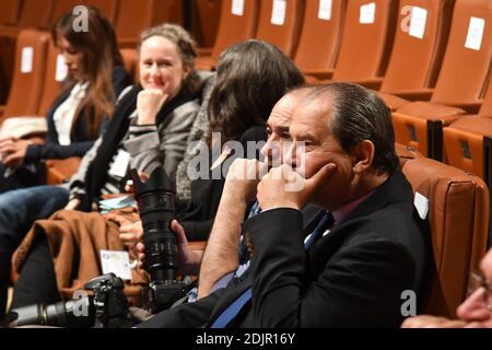 Le premier secrétaire du Parti socialiste français Jean-Christophe Cambadelis est vu lors d'une réunion d'engagement universitaire à Tours, France, le 22 octobre 2016. Photo de François Pauletto/ABACAPRESS.COM Banque D'Images