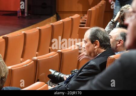 Le premier secrétaire du Parti socialiste français Jean-Christophe Cambadelis est vu lors d'une réunion d'engagement universitaire à Tours, France, le 22 octobre 2016. Photo de François Pauletto/ABACAPRESS.COM Banque D'Images