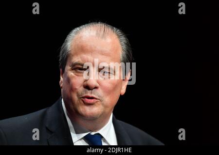 Le premier secrétaire du Parti socialiste français Jean-Christophe Cambadelis est vu lors d'une réunion d'engagement universitaire à Tours, France, le 22 octobre 2016. Photo de François Pauletto/ABACAPRESS.COM Banque D'Images