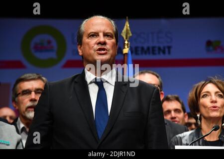 Le premier secrétaire du Parti socialiste français Jean-Christophe Cambadelis est vu lors d'une réunion d'engagement universitaire à Tours, France, le 22 octobre 2016. Photo de François Pauletto/ABACAPRESS.COM Banque D'Images