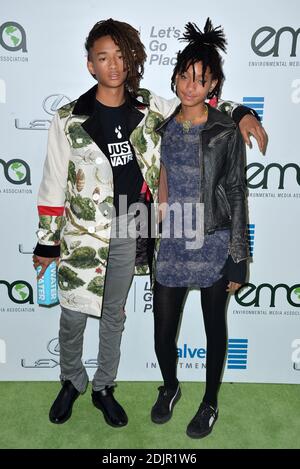 Jaden Smith et Willow Smith assistent aux 26e EMA Awards annuels aux studios Warner Bros le 22 octobre 2016 à Burbank, Los Angeles, CA, États-Unis. Photo de Lionel Hahn/ABACAPRESS.COM Banque D'Images