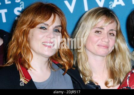 Emmanuelle Seigner et Katell Quillevere assistent à la première du film Reparer les vivants a l'UGC Normandie a Paris, France le 24 octobre 2016. Photo d'Aurore Marechal/ABACAPRESS.COM Banque D'Images