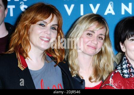 Emmanuelle Seigner et Katell Quillevere assistent à la première du film Reparer les vivants a l'UGC Normandie a Paris, France le 24 octobre 2016. Photo d'Aurore Marechal/ABACAPRESS.COM Banque D'Images