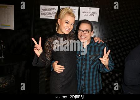 Katrina Patchett et Jean-Marc Genereux coulisses du fichier d’ouverture du 22e salon du chocolat a la porte de Versailles a Paris, France, le 27 octobre 2017. Photo de Jerome Domine/ABACAPRESS.COM Banque D'Images