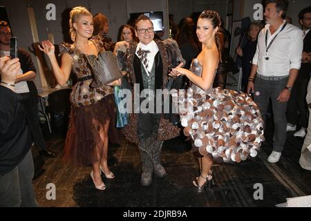 Katrina Patchett, Jean-Marc Genereux et Denitsa Ikonomova coulisses du fichier d’ouverture du 22e salon du chocolat a la porte de Versailles a Paris, France, le 27 octobre 2017. Photo de Jerome Domine/ABACAPRESS.COM Banque D'Images