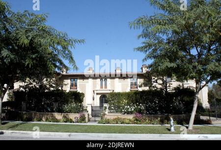 Jennifer Lopez nouveau manoir de Beverly Hills à ca. L'intrigue appartenait autrefois à James 'Jimmy' Stewart, mais la maison a été démolie pour faire de la place à Lopez' maison de plusieurs millions de dollars. 10/21/06 Banque D'Images