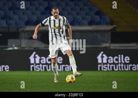 Genova, Italie. 13 décembre 2020. Genova, Italie, stade Luigi Ferraris, 13 décembre 2020, Leonardo Bonucci (Juventus) pendant Gênes CFC vs Juventus FC - football italien série A Match Credit: Danilo Vigo/LPS/ZUMA Wire/Alamy Live News Banque D'Images