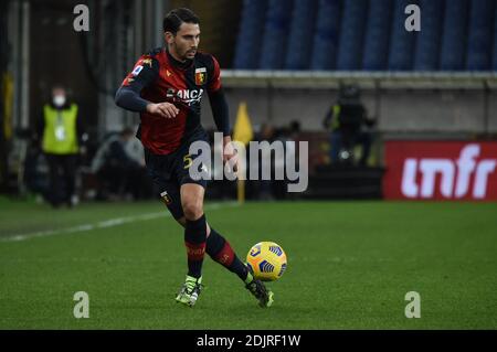 Genova, Italie. 13 décembre 2020. Genova, Italie, stade Luigi Ferraris, 13 décembre 2020, Edoardo Goldaniga (Gênes) pendant Gênes CFC vs Juventus FC - football italien série A Match Credit: Danilo Vigo/LPS/ZUMA Wire/Alamy Live News Banque D'Images