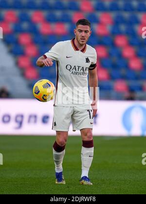 Bologne, Italie. 13 décembre 2020. Bologna, Italie, Stade Dall'Ara, 13 décembre 2020, Jordan Veretout (AS Roma) portrait pendant le FC de Bologne vs AS Roma - football italien série A match Credit: Ettore Griffoni/LPS/ZUMA Wire/Alamy Live News Banque D'Images