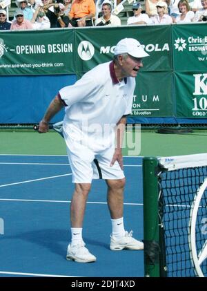 Chris Evert/Raymond James Pro-Celebrity tennis Classic Day 3 assisté par l'ancien président George Bush SR, Gavin Rossdale, Anna Kournikova, Lindsay Davenport, Joe Torre et Chevy Chase. Delray Beach, Floride. 11/05/06 Banque D'Images