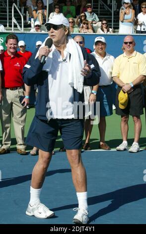 Chris Evert/Raymond James Pro-Celebrity tennis Classic Day 3 assisté par l'ancien président George Bush SR, Gavin Rossdale, Anna Kournikova, Lindsay Davenport, Joe Torre et Chevy Chase. Delray Beach, Floride. 11/05/06 Banque D'Images
