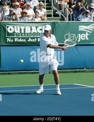 Chris Evert/Raymond James Pro-Celebrity tennis Classic Day 3 assisté par l'ancien président George Bush SR, Gavin Rossdale, Anna Kournikova, Lindsay Davenport, Joe Torre et Chevy Chase. Delray Beach, Floride. 11/05/06 Banque D'Images