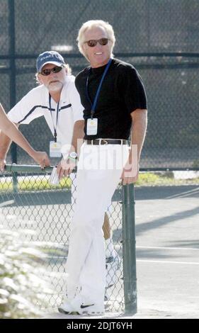 Greg Norman au Chris Evert/Raymond James Pro-Celebrity tennis Classic, Delray Beach, Floride. 11/06/06 Banque D'Images