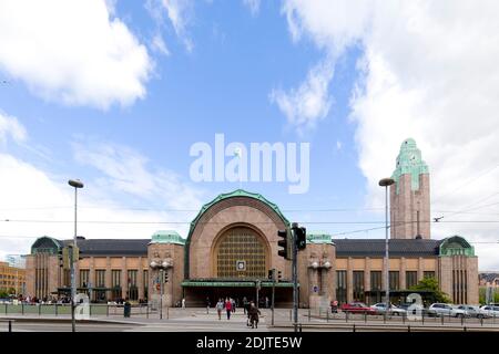 Gare centrale d'Helsinki, Finlande Banque D'Images