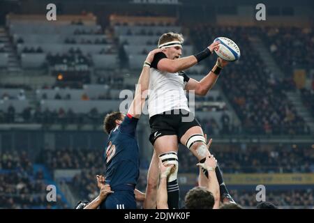 Kieran Read en Nouvelle-Zélande lors d'un match de rugby d'automne France contre Nouvelle-Zélande au Stade de France à St-Denis, France, le 26 novembre 2016. La Nouvelle-Zélande a gagné 24-19. Photo de Henri Szwarc/ABACAPRESS.COM Banque D'Images