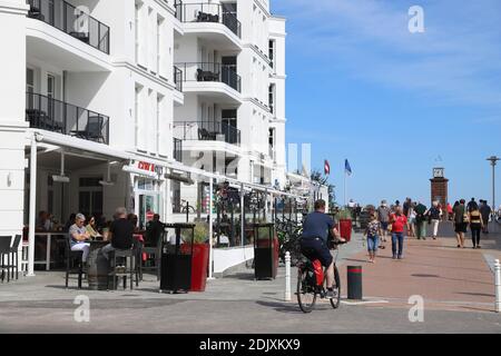 Allemagne, Mer Baltique côte mecklembourgeoise, Mecklenburg-Ouest Pomerania, Usedom Island, Ostseebad Bansin, Banque D'Images