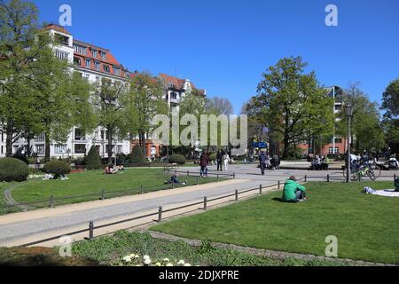 Allemagne, Berlin, Viktoria Luise Platz Banque D'Images