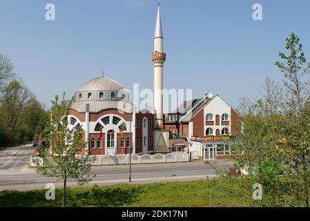 Mosquée Fatih, Essen, quartier de Katernberg, Essen, Rhénanie-du-Nord-Westphalie, Allemagne Banque D'Images