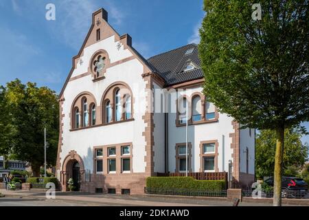 Allemagne, Borken, Hohe Mark Westmuensterland nature Park, Muensterland, Westphalie, Rhénanie-du-Nord-Westphalie, Old District court, ancien palais de justice Banque D'Images