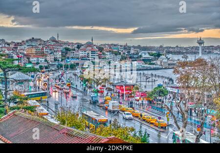 Quartier d'Uskudar, Istanbul Banque D'Images