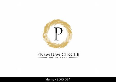 Lettre P icône logo symbole inspiration design Illustration de Vecteur