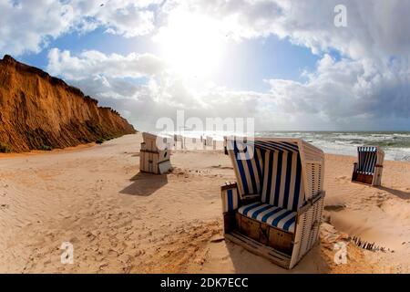 Keitum sur l'île de Sylt, Rotes Kliff, Schleswig-Holstein, Allemagne Banque D'Images