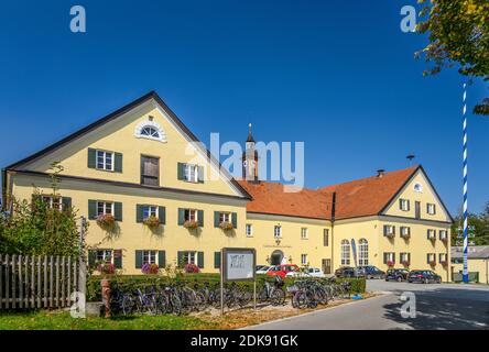 Allemagne, Bavière, haute-Bavière, Oberland, Vallée, Nouveau château, brasserie de Comte Arco-Valley Banque D'Images