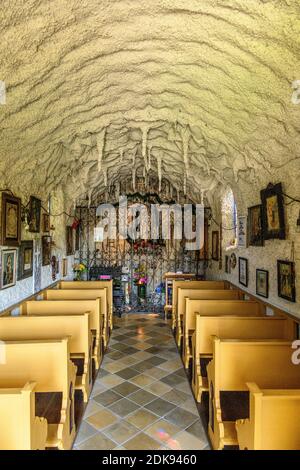 Allemagne, Bavière, haute-Bavière, quartier Erding, Pastetten, Chapelle de Lourdes, intérieur Banque D'Images