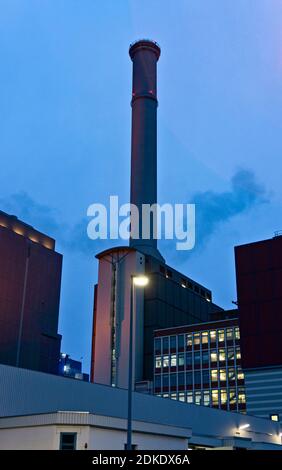 Centrale thermique et électrique de Mainova à Francfort-sur-le-main Banque D'Images