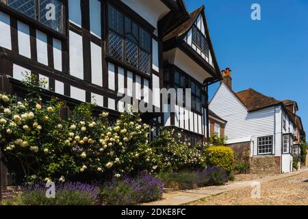 L'Angleterre, l'East Sussex, le seigle, le Mermaid Street Banque D'Images