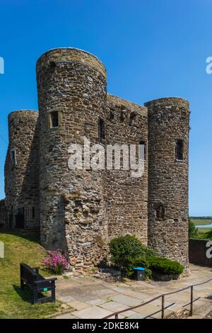 Angleterre, East Sussex, Rye, Ypres Tower et Rye Castle Museum Banque D'Images