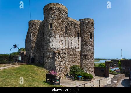 Angleterre, East Sussex, Rye, Ypres Tower et Rye Castle Museum Banque D'Images