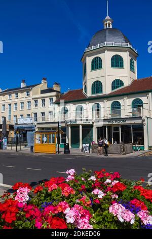 Angleterre, West Sussex, Worthing, le cinéma-dôme art déco et le salon de thé Banque D'Images