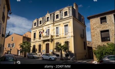 Hôtel de ville à la Palme en été. Banque D'Images