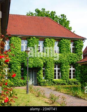 Maison historique dans Stolbergstrasse, Eutine, Schleswig-Holstein, Allemagne, Europe Banque D'Images