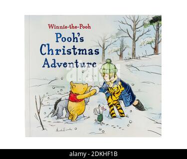 Winnie-The-Pooh, Pooh's Christmas Adventure de A.A.Milne, Grand Londres, Angleterre, Royaume-Uni Banque D'Images