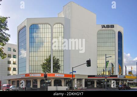 ASB Bank, Victoria Street, Hamilton, de la région de Waikato, Nouvelle-Zélande, île du Nord Banque D'Images