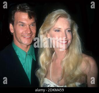 Patrick Swayze, épouse Lisa Niemi 1993 photo de John Barrett/PHOTOlink/MediaPunch Banque D'Images